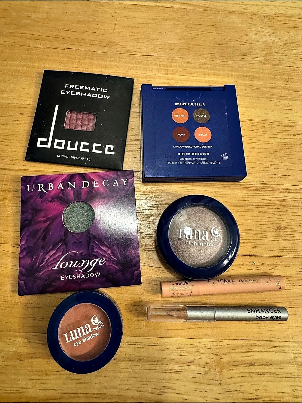 Urban Decay Eyeshadow Single Eyeshadow Makeup Lot Brown & Pink NWT